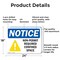 Signmission 18 in H x 24 in W, Aluminum, Rectangle, Non-Permit Required Confined Space OS-2PACK-NS-A-1824-L-16238 - alternate 3